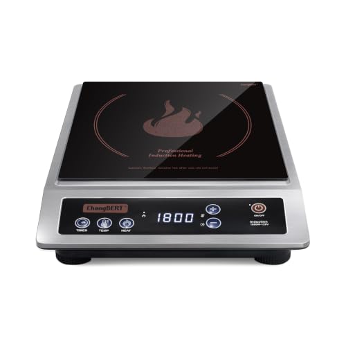 ChangBERT Professional Induction Cooktop, NSF Certified Large Coil Burner