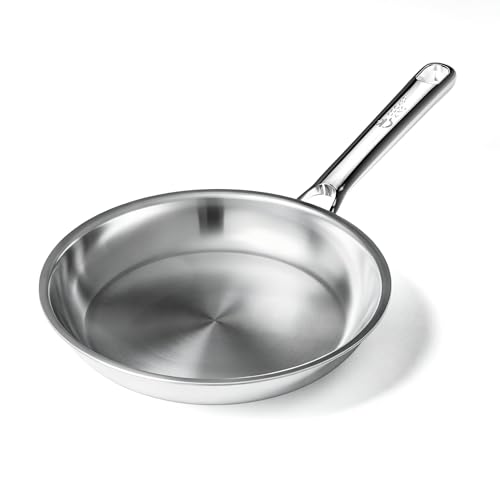 COOKER KING 8 Inch Stainless Steel Frying Pan, Small Omelette Pan