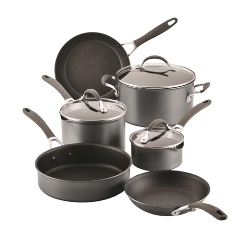 Circulon A1 Series Induction Pots and Pans Cookware Set, 9-Piece, Graphite