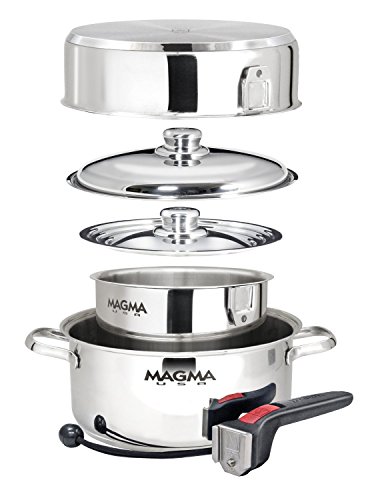 Magma A10-362-2-IND 7 Piece Stainless Steel Nesting Cookware Set