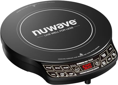 Nuwave Precision Induction Cooktop, 10.25” Shatter-Resistant Ceramic Glass