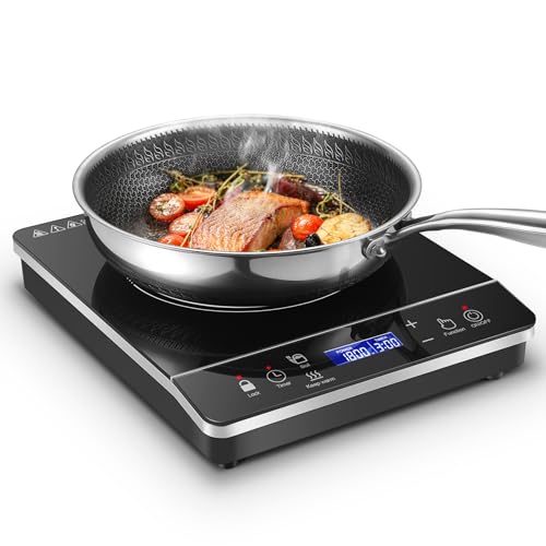 Portable Induction Cooktop, Induction Burner 1800W — Manufacturer product photo