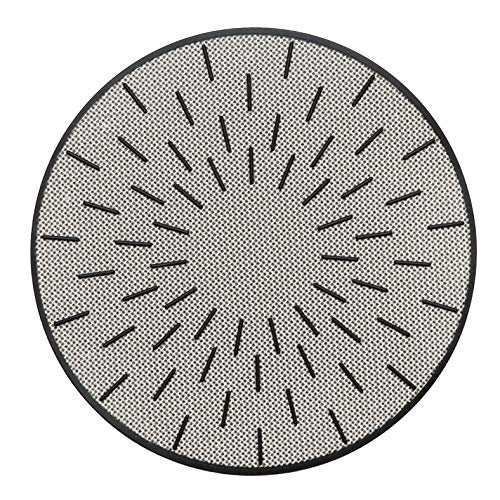 Lazy K Induction Cooktop Mat - Silicone Fiberglass Scratch Protector - for Magnetic Stove - Non Slip Pads to Prevent Pots from Sliding During Cooking (7.8 inches)